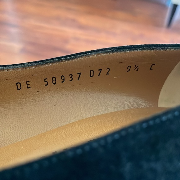 Women’s Salvatore Ferragamo black Suede Heels Shoes Pump - Picture 7 of 8